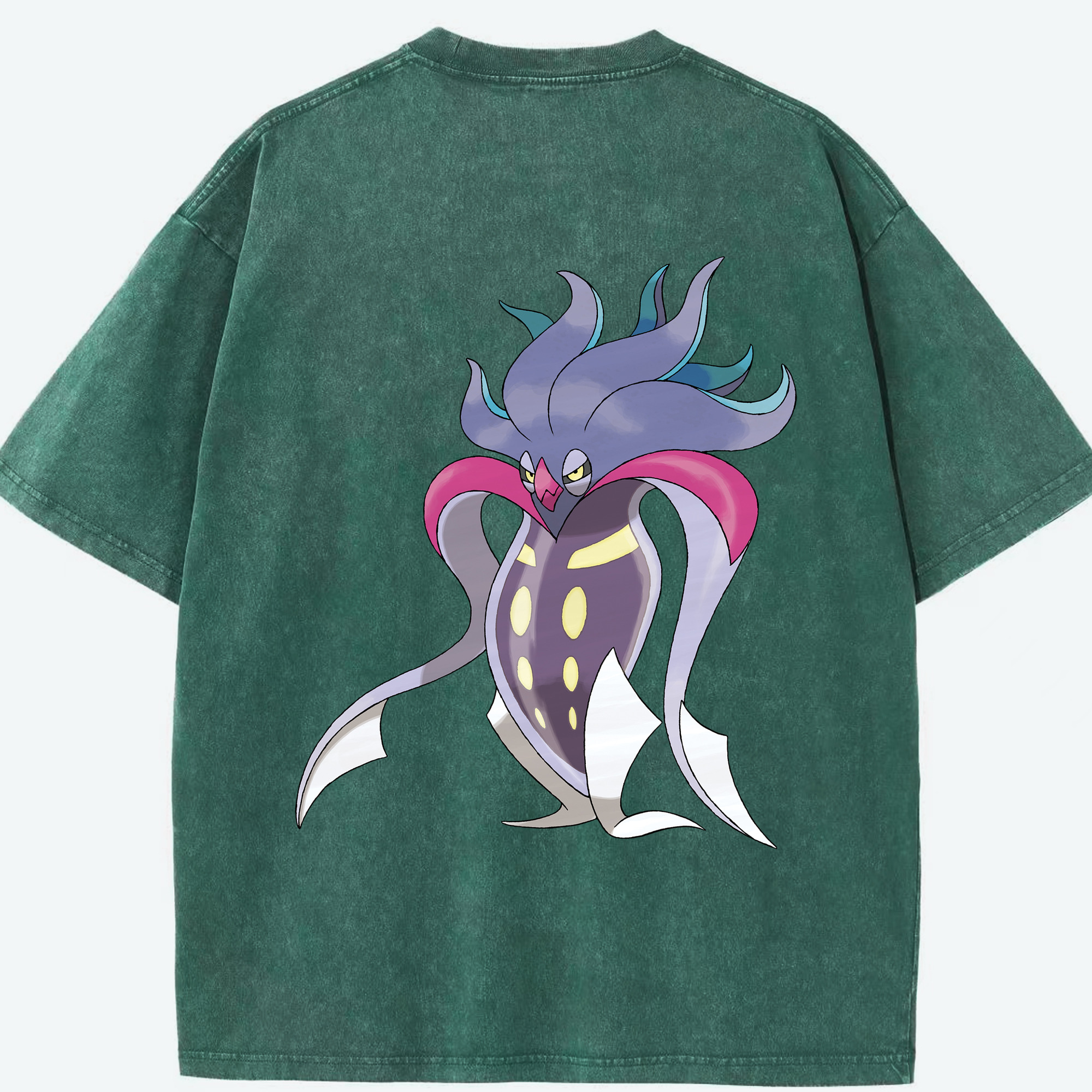 （画像用） ポケットモンスター Pokémon 綿100% ヴィンテージ風 半袖Tシャツ（背面プリント）